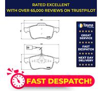 Brake Pads Set Front P23103 Brembo 00000071772534 0000071772534 71772534 24340