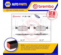 Brake Pads Set Front P23138 Brembo 77365729 77365811 77366270 77366537 77366538