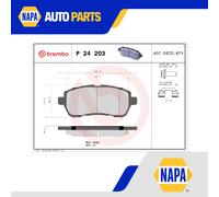 Brake Pads Set Front P24203 Brembo 1894272 2017679 E4B12001AB G1B52001AA 22191