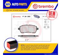 Brake Pads Set Front P24203 Brembo 1894272 2017679 E4B12001AB G1B52001AA 22191