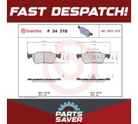 Brake Pads Set Front P24210 Brembo 2095060 2095160 2272732 2279460 KTH1BC2001AB