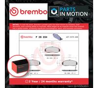 Brake Pads Set Front P28034 Brembo 06450S0KJ01 06450S0KJ02 06450S3NJ00 24090 New