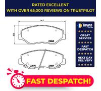 Brake Pads Set Front P28035 Brembo 06450S9AA00 06450S9AA01 06450S9AE50 23869 New