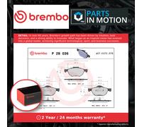 Brake Pads Set Front P28036 Brembo 45022SEAE01 45022SEAEZ1 24213 24214 Quality