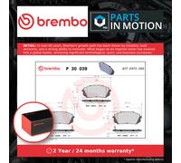 Brake Pads Set Front P30039 Brembo 581013ZA00 58101J9A70 58101J9A78 581010ZA00
