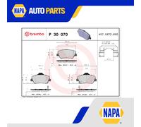 Brake Pads Set Front P30070 Brembo 581010WA10 581011UA10 581011UA11 581013VA60