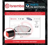 Brake Pads Set Front P37021 Brembo 53392523 00K68212327AA 00K68212327AB 22070