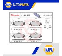 Brake Pads Set Front P44022 Brembo LR021253 LR026220 LR032063 LR047859 LR051626