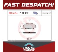 Brake Pads Set Front P49017 Brembo 8943659811 8970118921 8970138310 1U143328Z