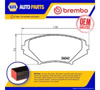 Brake Pads Set Front P49034 Brembo F1Y13323ZB F1Y13323ZC F1Y13328ZA F1Y13328ZB