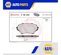 Brake Pads Set Front P49043 Brembo N77Y3328ZB NF7Y3323Z NF7Y3328Z NF7Y3328ZB New