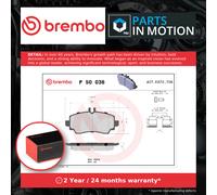 Brake Pads Set Front P50036 Brembo 1684200020 1684201220 1684201520 A1684200020