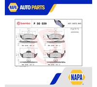 Brake Pads Set Front P50039 Brembo 1634200020 1634200320 1634201220 4163420032