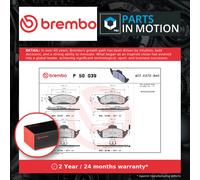 Brake Pads Set Front P50039 Brembo 1634200020 1634200320 1634201220 4163420032