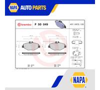 Brake Pads Set Front P50049 Brembo 0034206520 0034209920 0044207920 0044208720