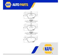 Brake Pads Set Front P50075 Brembo 0044200720 A0044200720 24722 24723 Quality