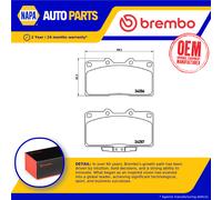 Brake Pads Set Front P54019 Brembo MB857259 4605A588 MB895817 MB928035 MB928695