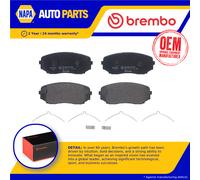 Brake Pads Set Front P54059 Brembo 7T432001AA 7T4Z2001A 7T4Z2V001AA 7U2J2C452AA