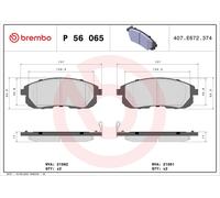 Brake Pads Set Front P56065 Brembo 410602Y091 410609J425 41060AX086 41060ZB590