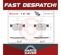 Brake Pads Set Front P61135 Brembo 1623162380 1636925480 1667817080 93487177 New
