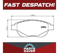Brake Pads Set Front P61137 Brembo 425427 ZQ92190680 161140780 Quality New