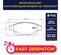 Brake Pads Set Front P61137 Brembo 425427 ZQ92190680 161140780 Quality New