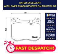 Brake Pads Set Front P65002 Brembo 477698155 92835194200 92835195100 92835195102