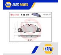 Brake Pads Set Front P65018 Brembo 98135193000 98135193809 98135193900 24459 New