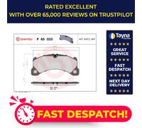Brake Pads Set Front P65033 Brembo 95B698151AS 95B698151E 95B698151K 95B698151S