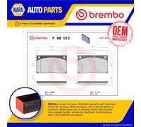Brake Pads Set Front P68012 Brembo JLM1157 JLM9727 5001000478 7701203071 21110