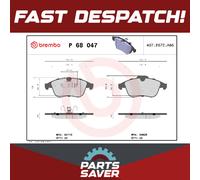 Brake Pads Set Front P68047 Brembo 410600011R 410600629R 410602309R 410605055R