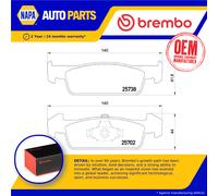 Brake Pads Set Front P68060 Brembo 410602396R 8660003852 410609646R 8660005117