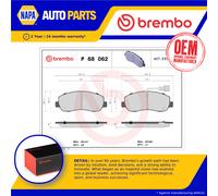 Brake Pads Set Front P68062 Brembo 4106000Q0L 4106000Q1E 4106000Q1K 4106000Q2H