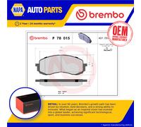 Brake Pads Set Front P78015 Brembo 26296AE150 26296AE190 26296AE200 26296FG000