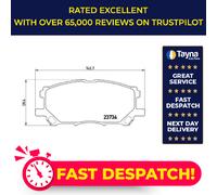 Brake Pads Set Front P83067 Brembo 0446548100 044650W070 0446548080 0446548110