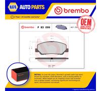 Brake Pads Set Front P83099 Brembo 0446528520 24601 D15248732 Quality Guaranteed