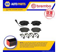 Brake Pads Set Front P85077 Brembo 6Q0698151C 6Q0698151E 23843 23581 D14378555