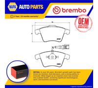 Brake Pads Set Front P85090 Brembo 7L6698151B 23835 23749 D11748287 Quality New