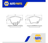 Brake Pads Set Front P85106 Brembo 7H0698151B 23747 23467 Top Quality Guaranteed