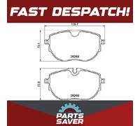 Brake Pads Set Front P85187 Brembo 7LA698151 7LA698151B 7LA698151D Quality New