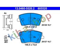 BRAKE PADS SET FRONT WITH BRAKE CALIPER GUIDE BOLTS WITH EXTRAS FITS VOLVO