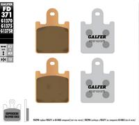 Brake Pads Set Galfer 2x FD371G1375 Sinter-Metal Sport front 7,8mm