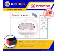 Brake Pads Set P50059 Brembo 2E0698151A 2E0698151C 2E0698151F 0044206820 29200