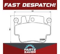 Brake Pads Set P65009 Brembo 99635193014 99635193015 99635193914 99635193915 New