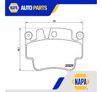 Brake Pads Set P65009 Brembo 99635193014 99635193015 99635193914 99635193915 New
