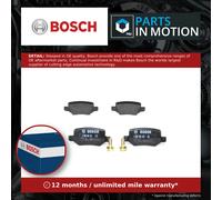 Brake pads 0 986 494 023 BOSCH for MERCEDES-BENZ A-CLASS B-CLASS Sports Tourer