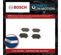 BOSCH 0986494062 Disc Brake Brake Pad Set Rear Braking Fits Audi Seat Skoda VW