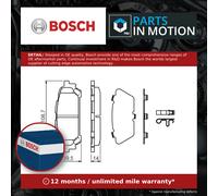 Brake pads 0 986 494 232 BOSCH for SUBARU IMPREZA Estate IMPREZA Saloon FORESTER