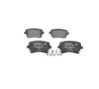 0986 494 303 Rear Brake Pad Set 4x Pads Not Prepared For Wear Indicator By Bosch