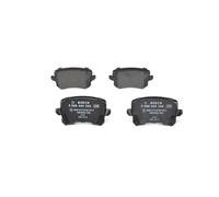 Bosch BP1252 - Brake Pads Car Rear Axle - Bosch Quality - Reduced Noise and Dust - ECE-R90 Certified - Copper-Free - 1 Set of 4 Pads